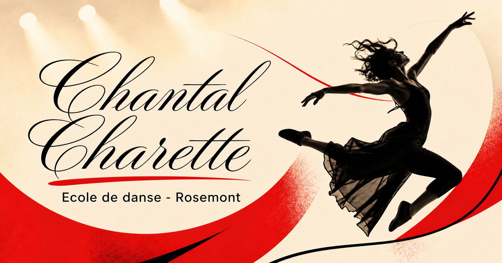 Identité visuelle de l'École de danse Chantal Charette